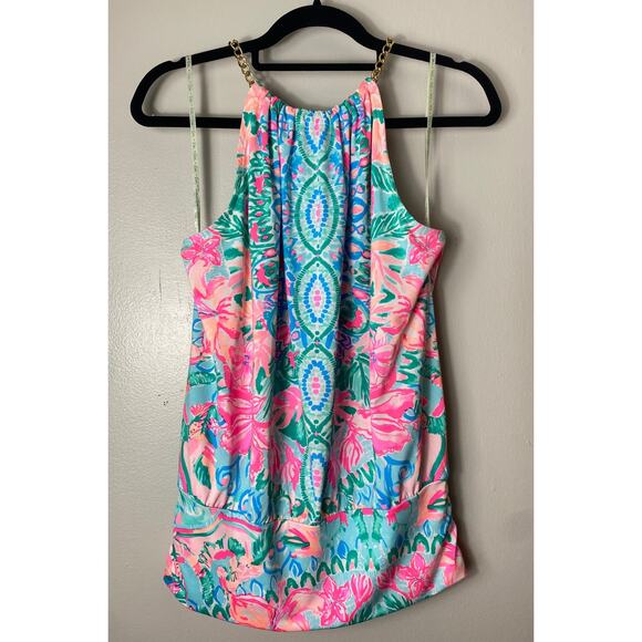 LILLY PULITZER TOP SHIRT MEDIUM - Picture 2 of 14